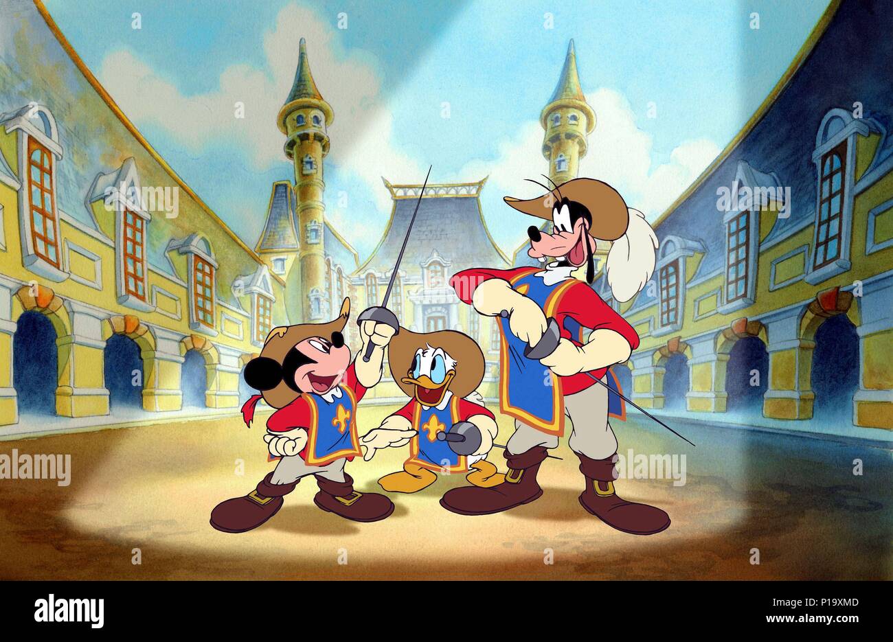 Mickey Donald Goofy The Three Musketeers Book