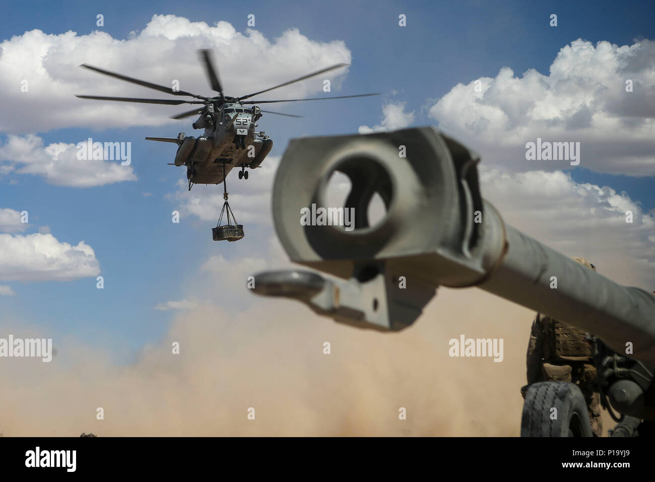 A U.S. Marine Corps CH-53E Super Stallion assigned to Marine Aviation ...