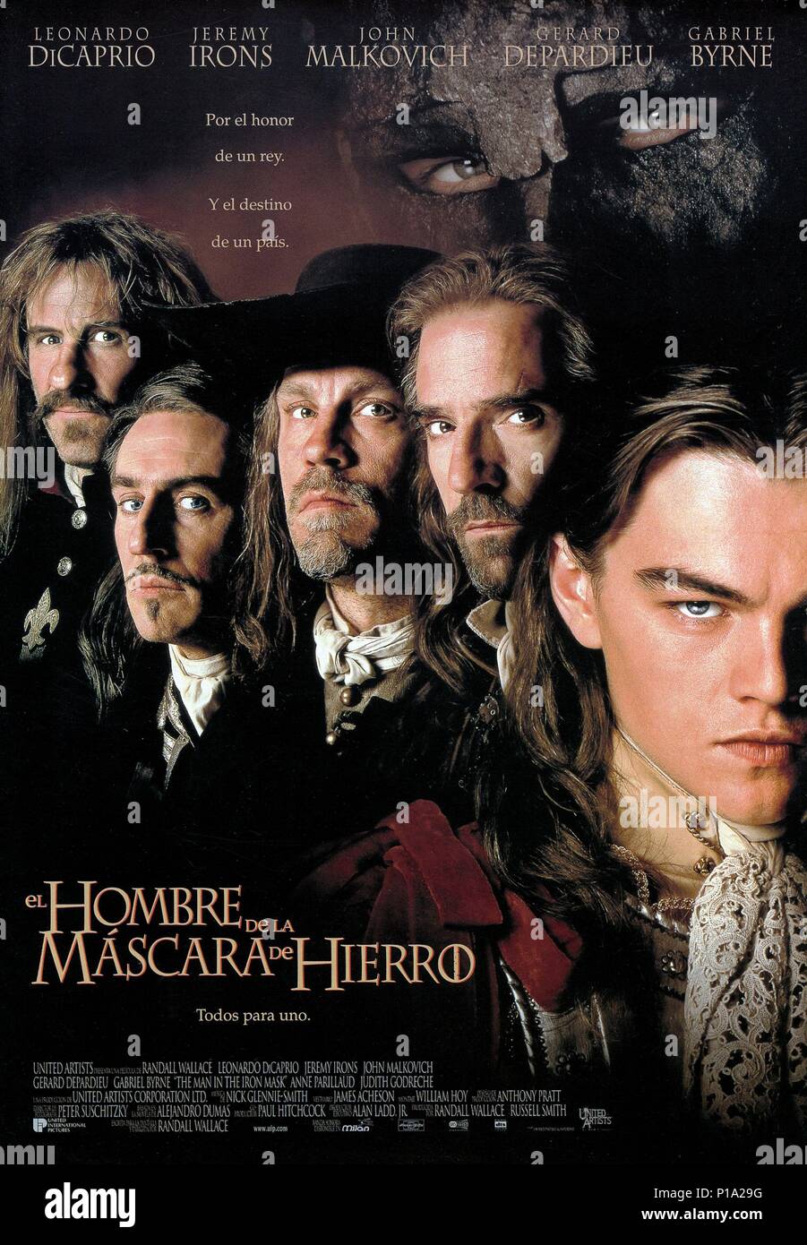Original Film Title THE MAN IN THE IRON MASK. English Title THE MAN