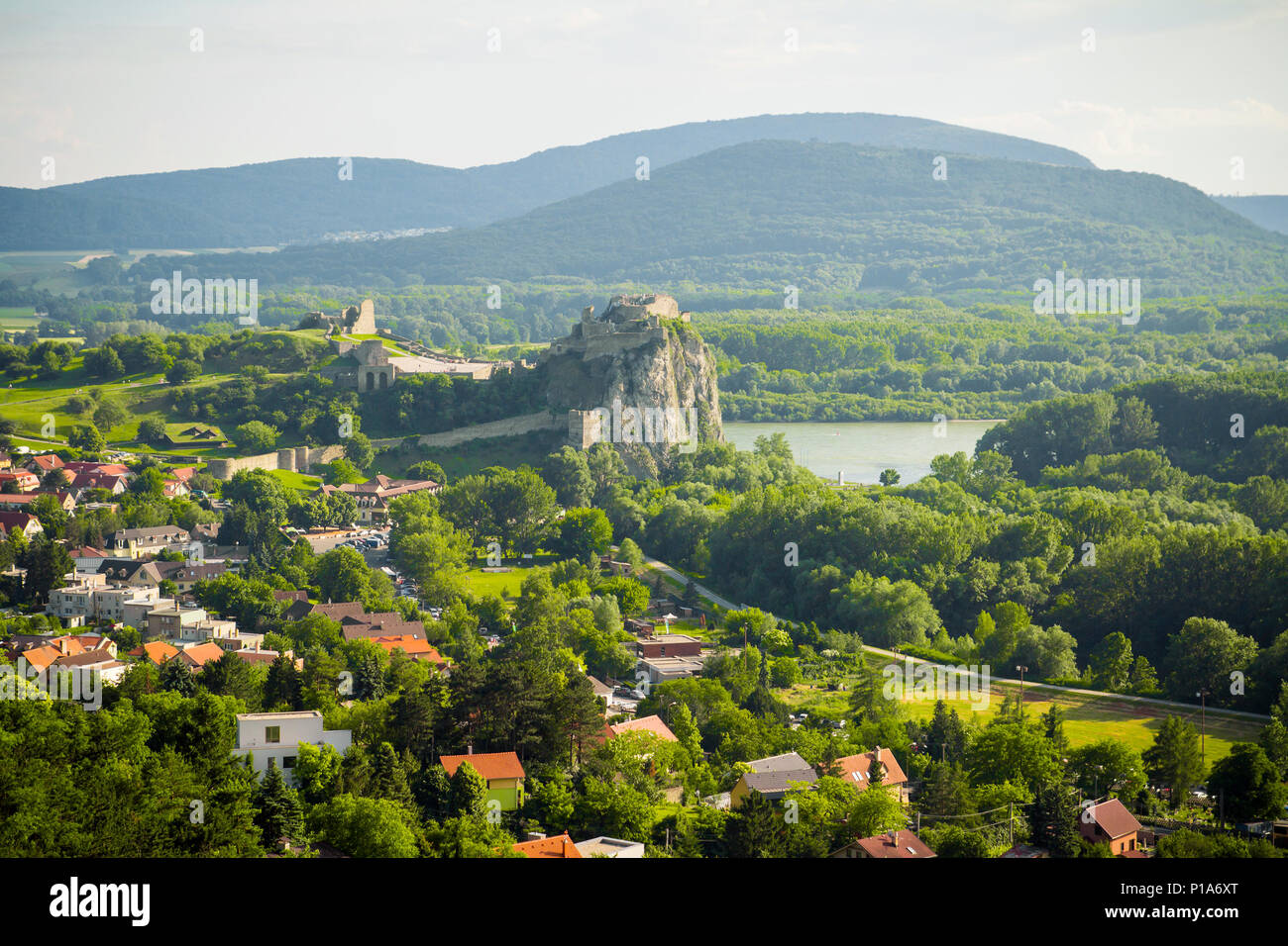 Devin castle in Bratislava Slovakia Stock Photo