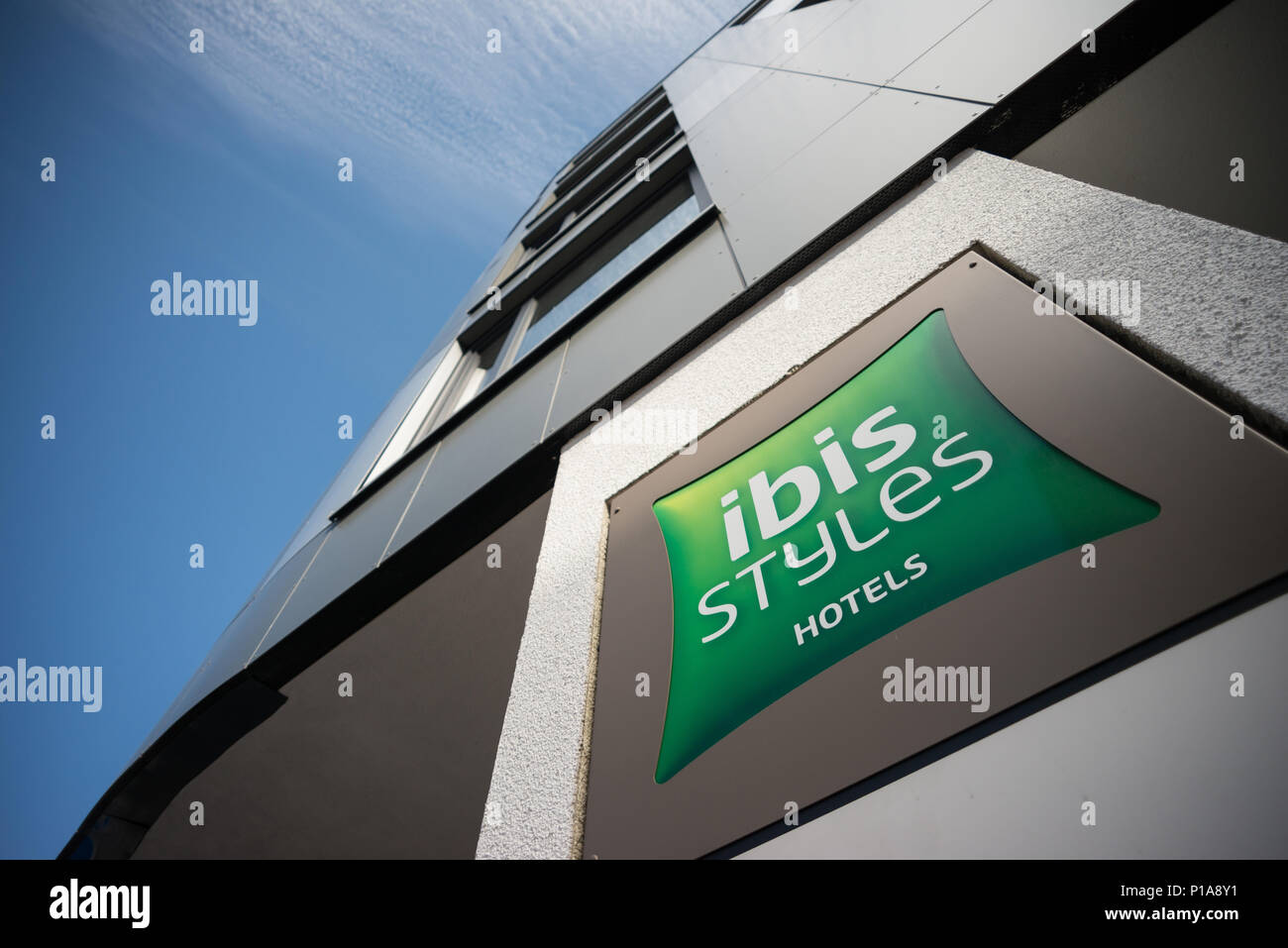 Aalen, Germany, Ibis Styles Hotel Aalen Stock Photo