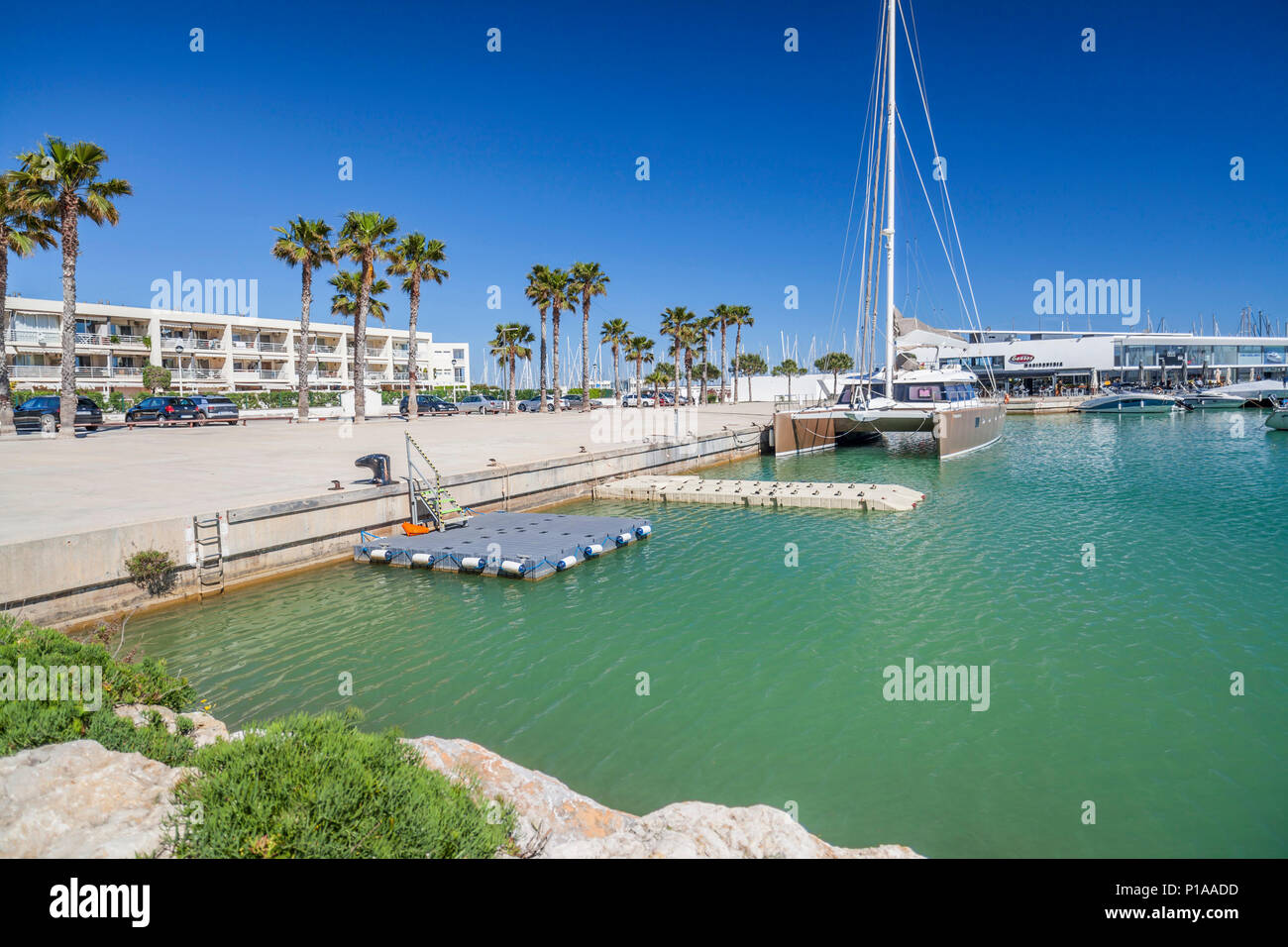 Marina Of Port Ginesta Catalan Village Of Sitges Catalonia Stock Photo marina-of-port-ginesta-catalan-village-of-sitges-catalonia-stock-photo