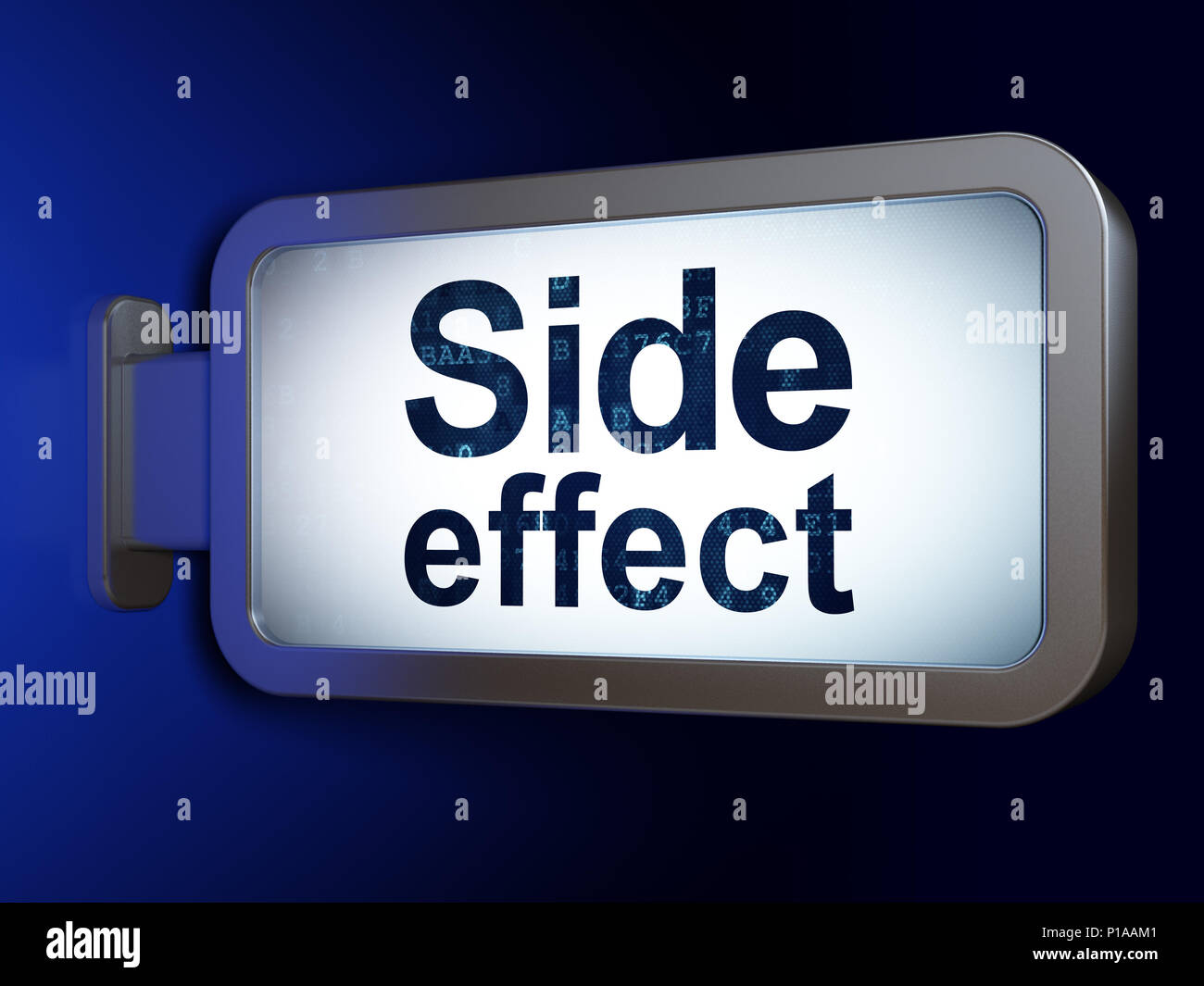 Health concept: Side Effect on billboard background Stock Photo - Alamy