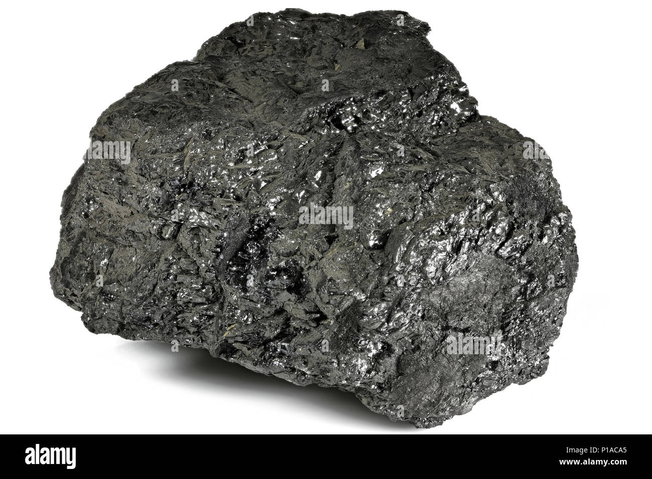 lignite (brown coal) from Bergheim/ Germany isolated on white