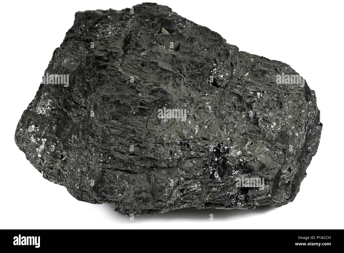 lignite (brown coal) from Bergheim/ Germany isolated on white