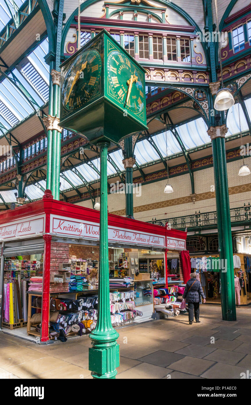 yorkshire england leeds yorkshire england leeds kirkgate market clock