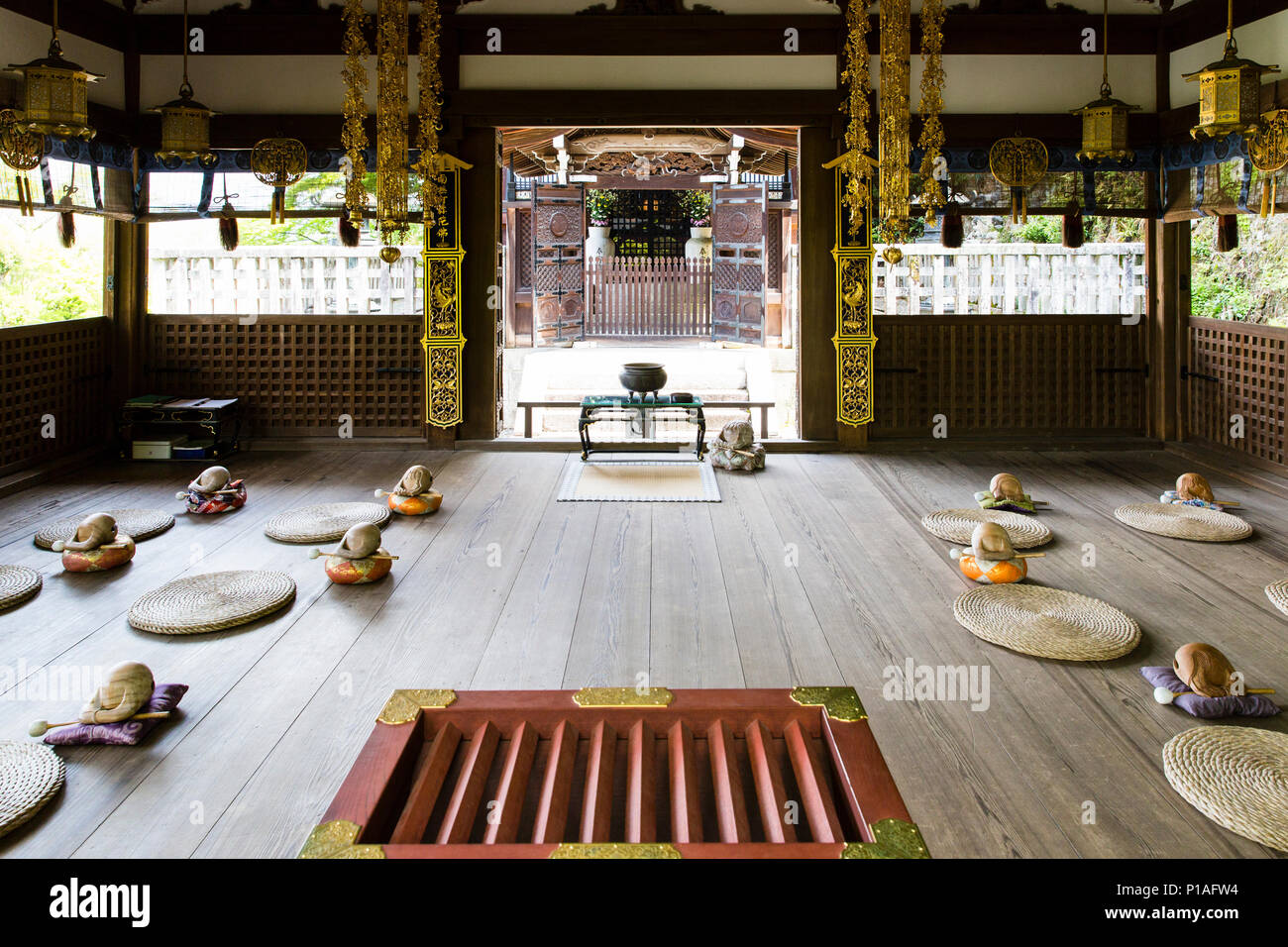 Music Hall of the Mausoleum in the Grounds of Chion-in Temple, Kyoto, Japan. Stock Photo
