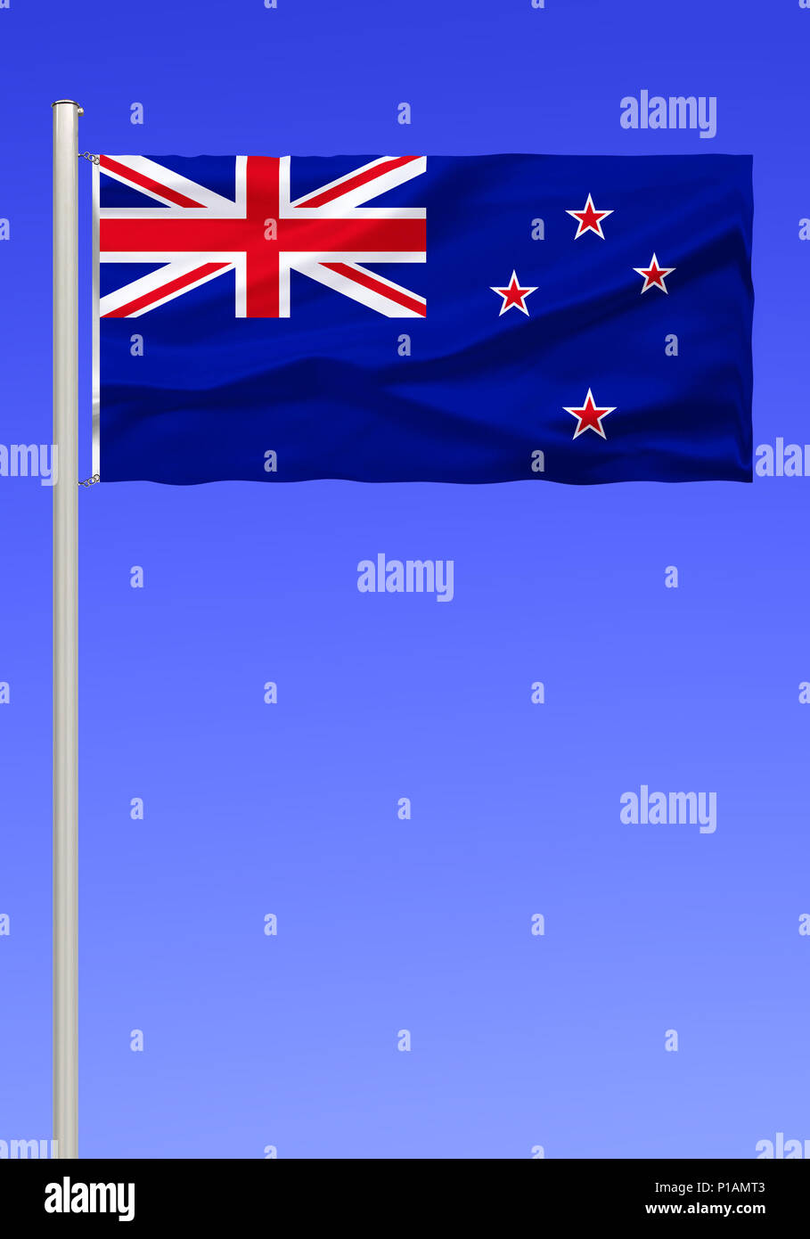 Fahne Neuseeland Maori Flagge  Hissflagge 90x150cm 