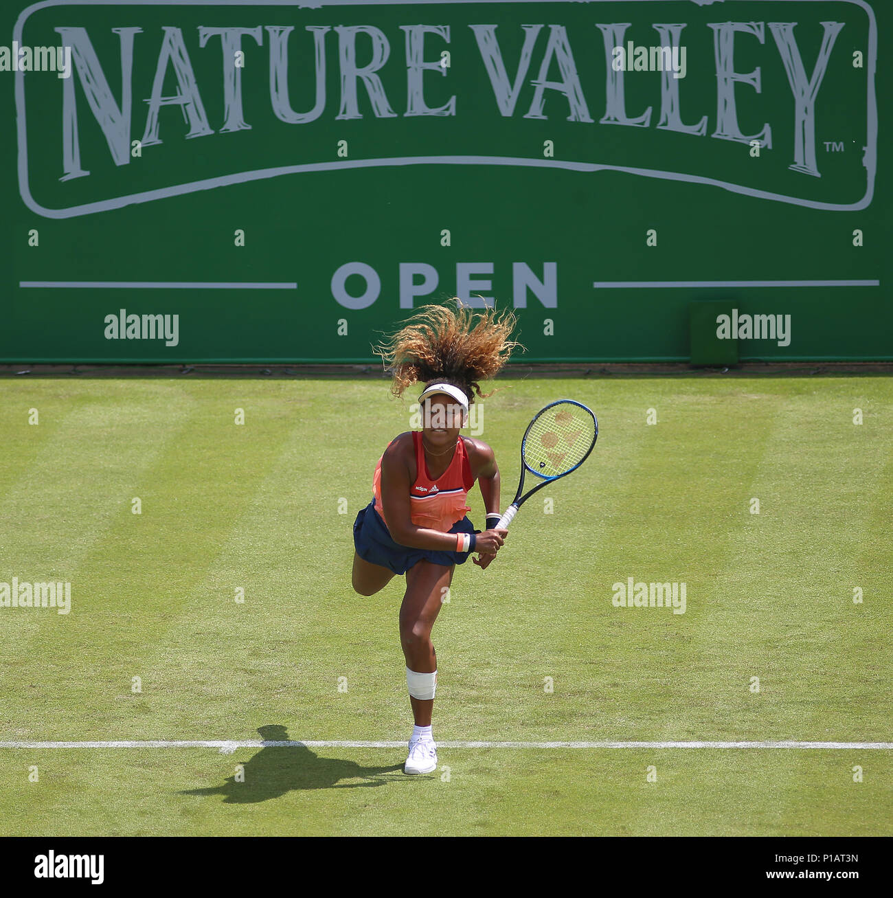 Japan's Naomi Osaka during day one of the Nature Valley Open at
