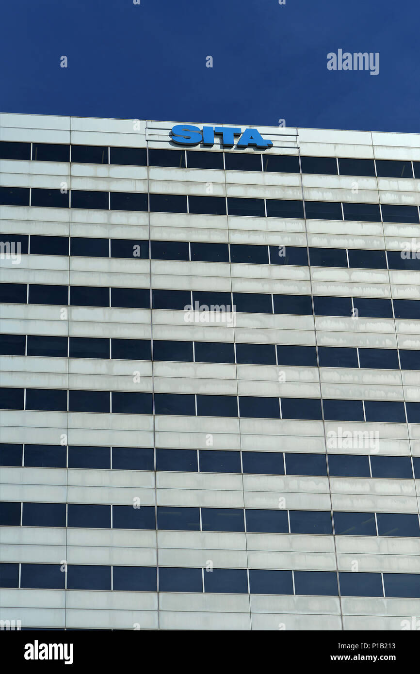 SITA office building in downtown Montreal., province of Quebec, Canada. Stock Photo