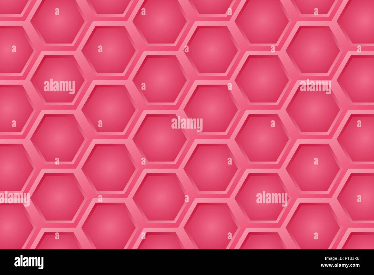 Background with colorful hexagonal geometric elements. Vector illustration. Stock Vector