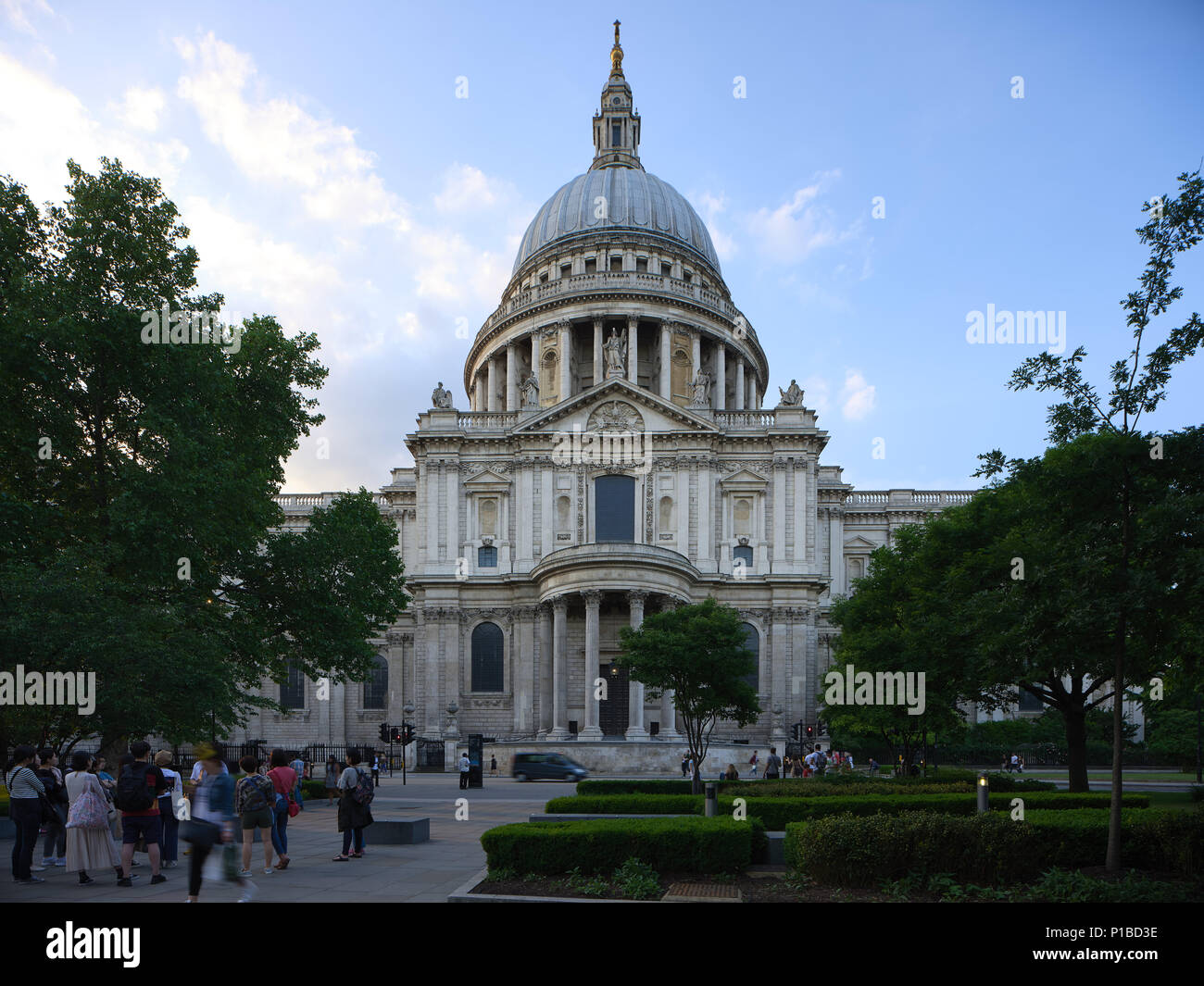Saint Paul's Cathedral, London England. Stock Photo