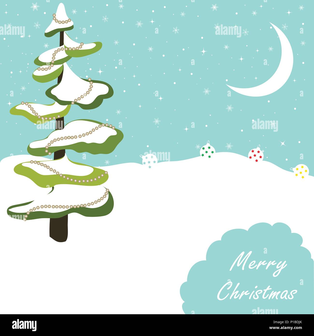 Christmas greeting card Stock Vector Image & Art - Alamy