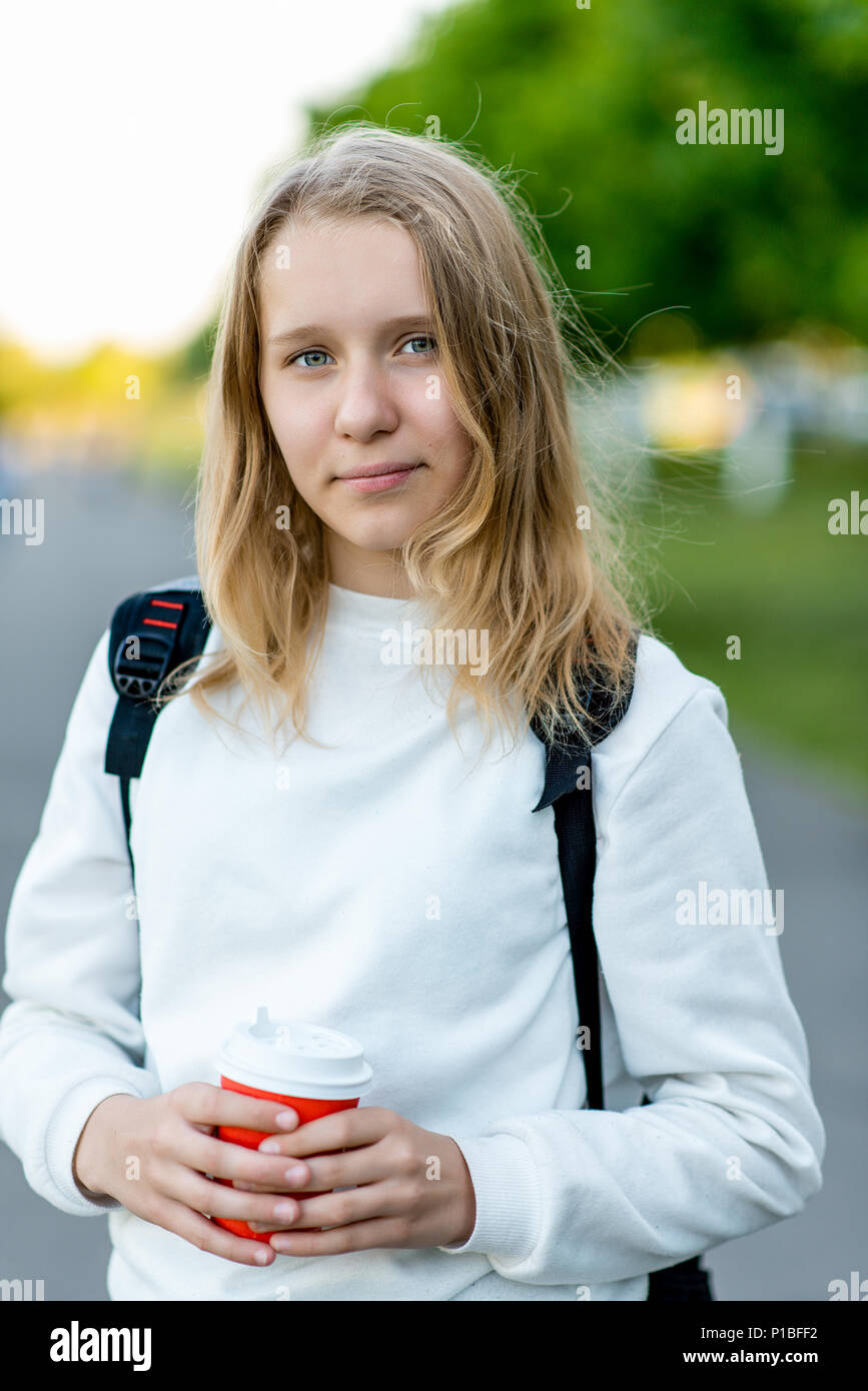 Blonde Hair Teenager School Beauty Stock Photos Blonde Hair