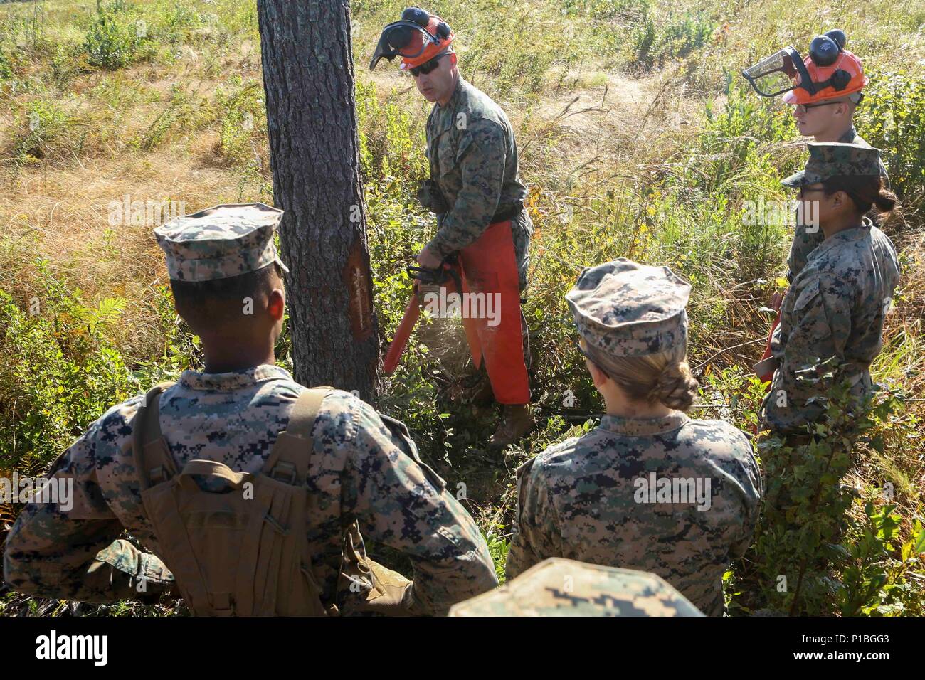 U.S. Marine Corps Master Sgt. Jerald Seese with Bridge Company, 8th
