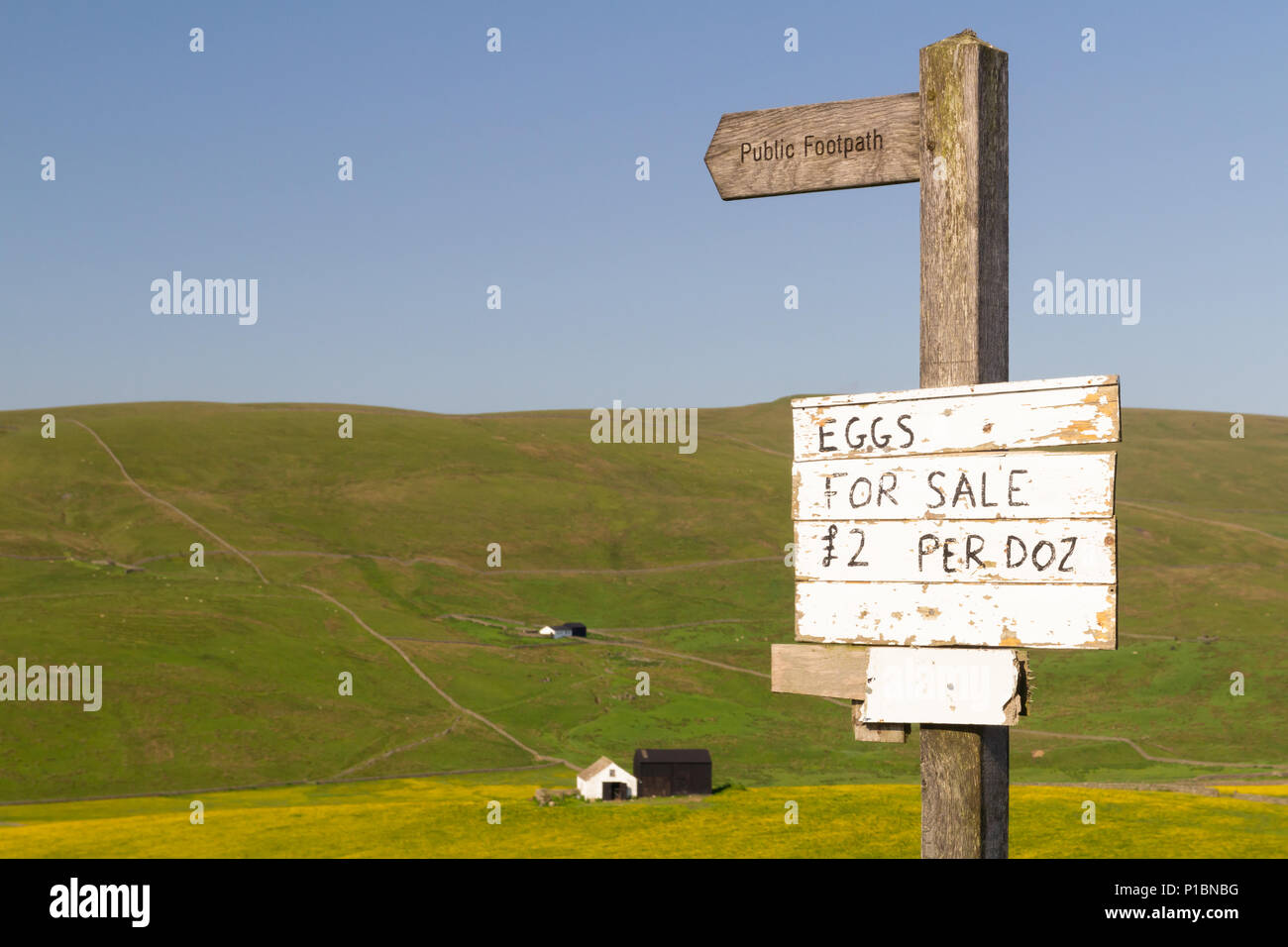 Harwood in Upper Teesdale, County Durham Stock Photo