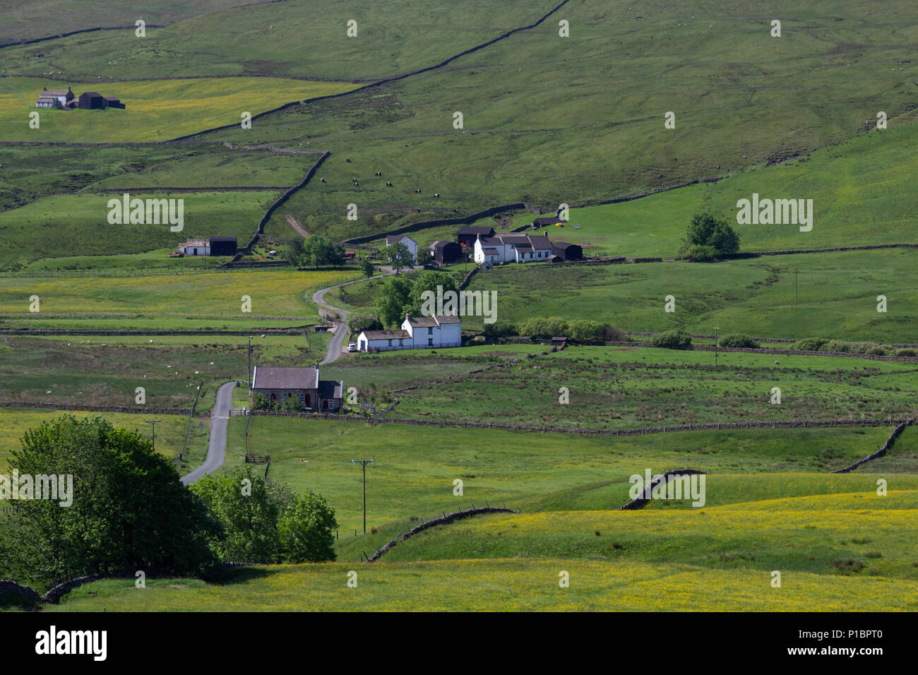 Harwood in Upper Teesdale, County Durham Stock Photo
