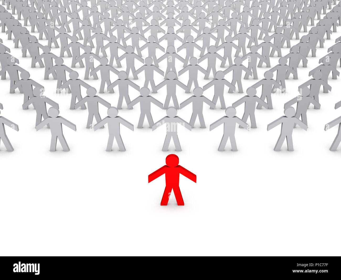 Corporate network red figure hi-res stock photography and images - Alamy