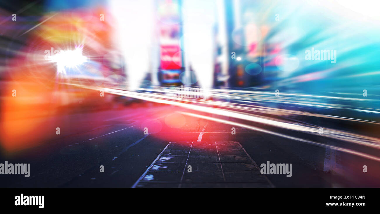 Blurry road hi-res stock photography and images - Alamy