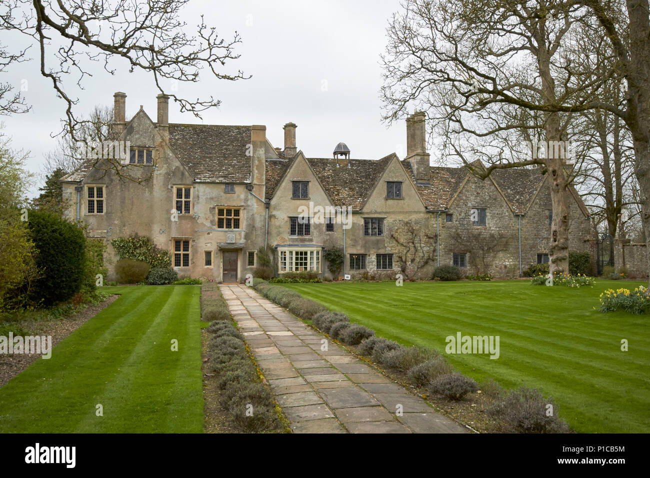 Avebury manor house avebury wiltshire england uk Stock Photo