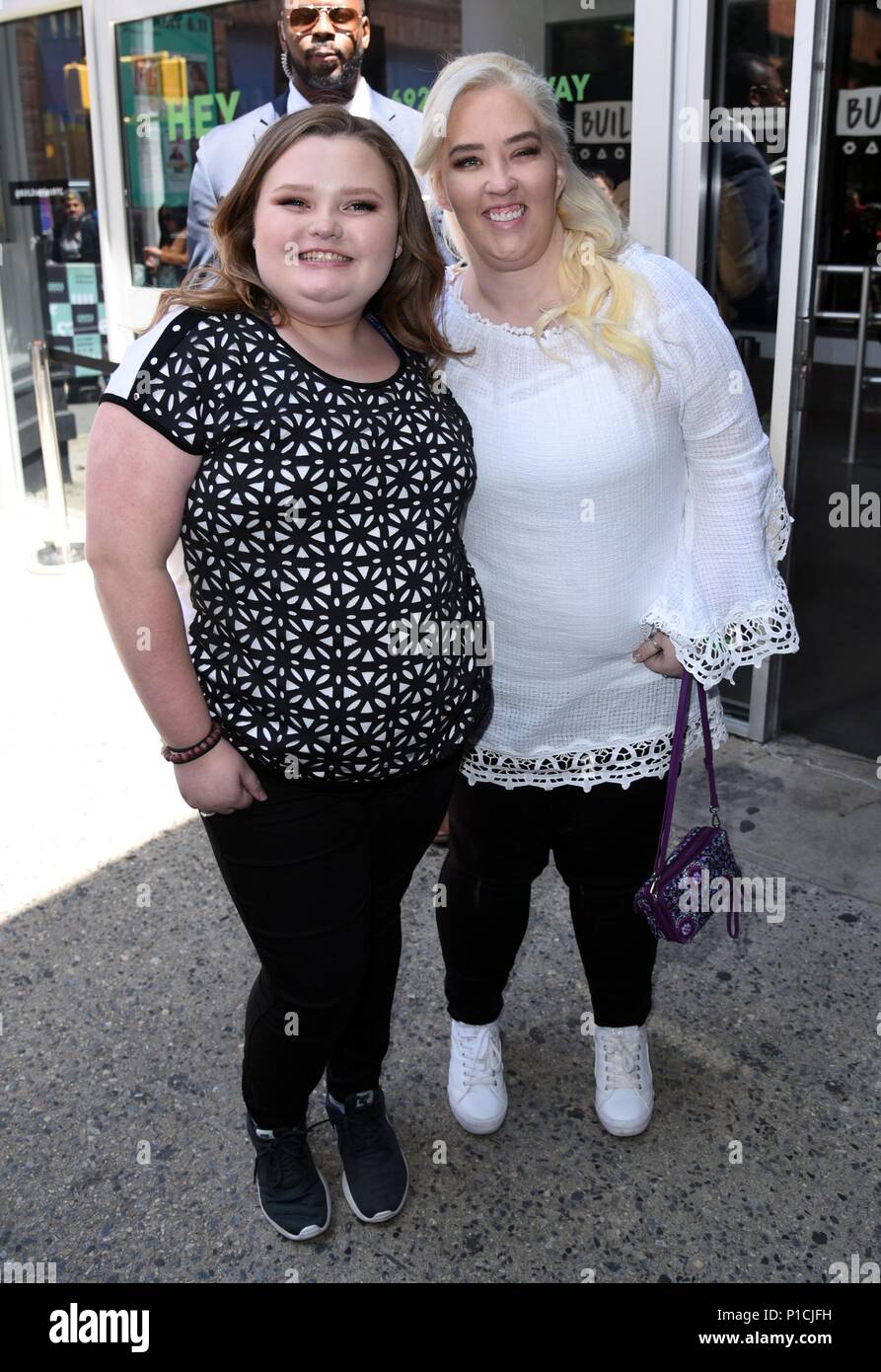 New York, NY, USA. 11th June, 2018. Alana Honey Boo Boo Thompson, Mama June Shannon, seen at