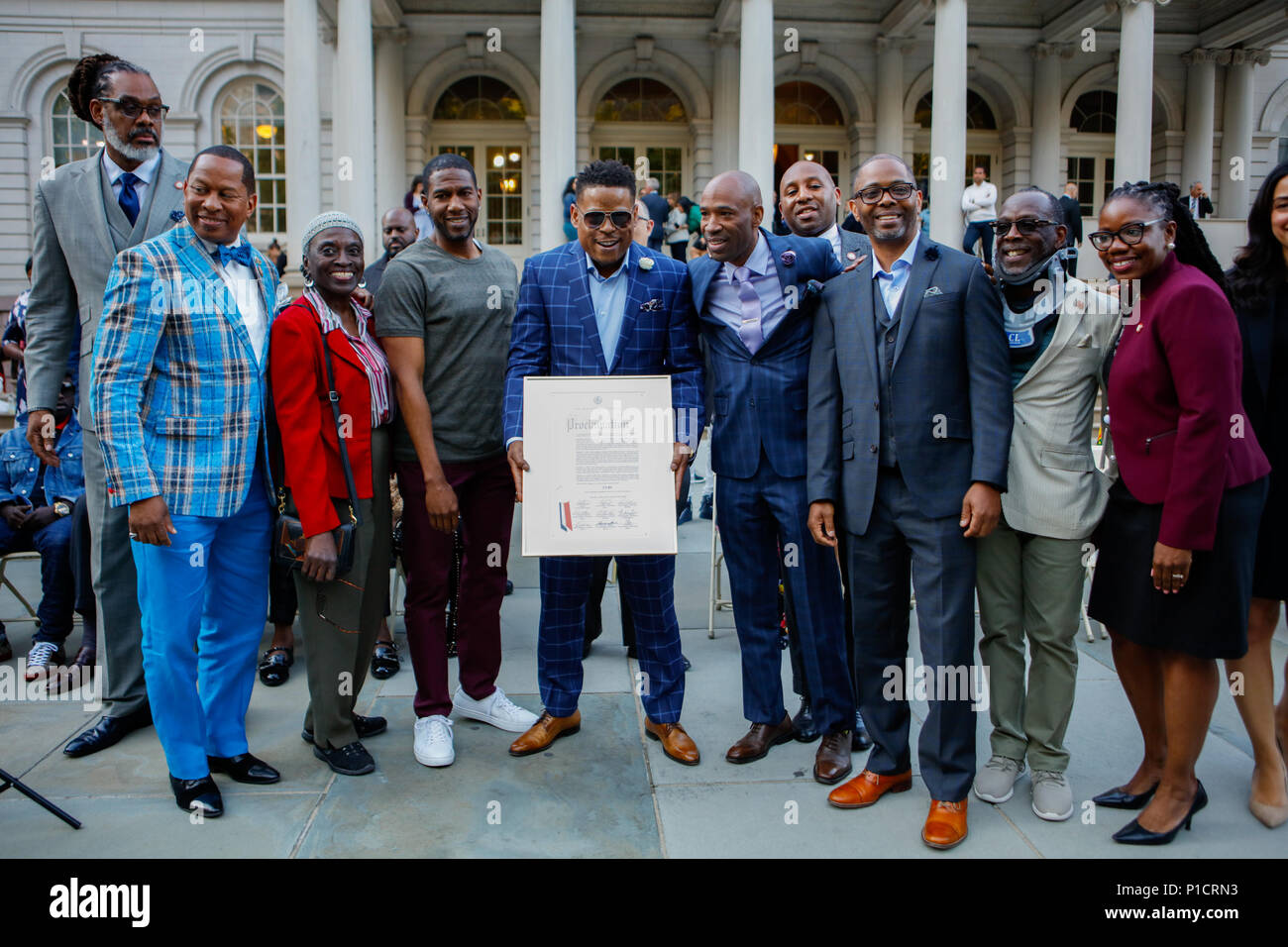 New York, USA. 11th June 2018. FUBU Co-Founders Keith Perrin, J