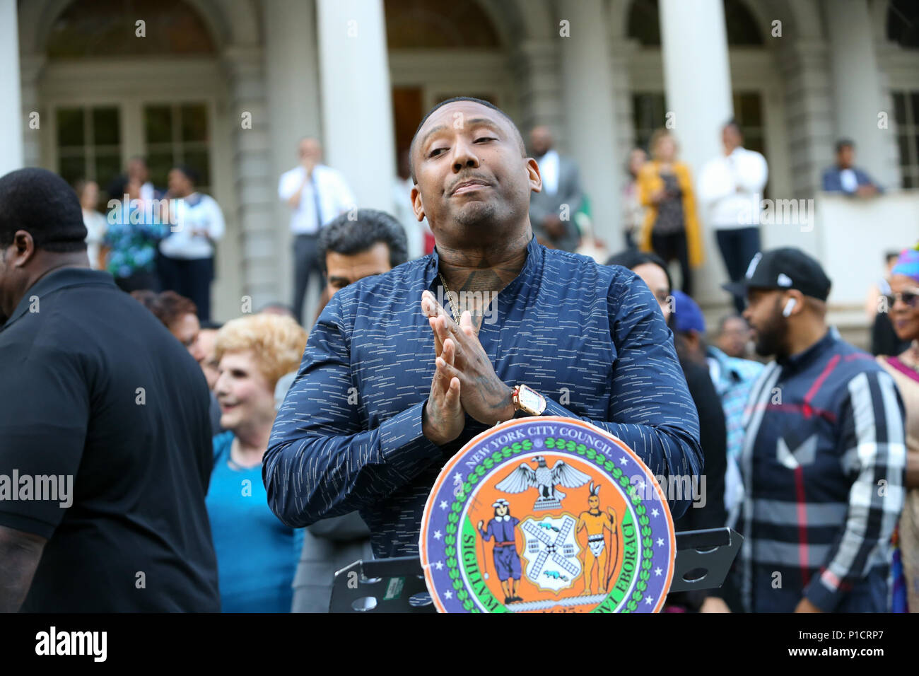 New York, USA. 11th June 2018. Maino attends the 2018 Power of Influence Awards at New York's City Hall on June 11th, 2018 Credit: MPA/Alamy Live News Stock Photo