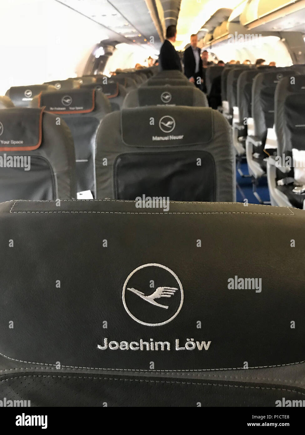 Coach Head Rests 12 June 2018, Germany, Frankfurt am Main: Soccer: World Cup 2018 ...