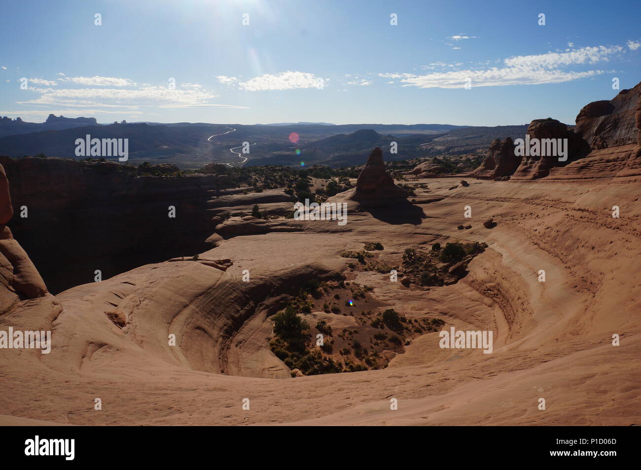 Hike to Delicate Arch in Moab, Utah Stock Photo - Alamy