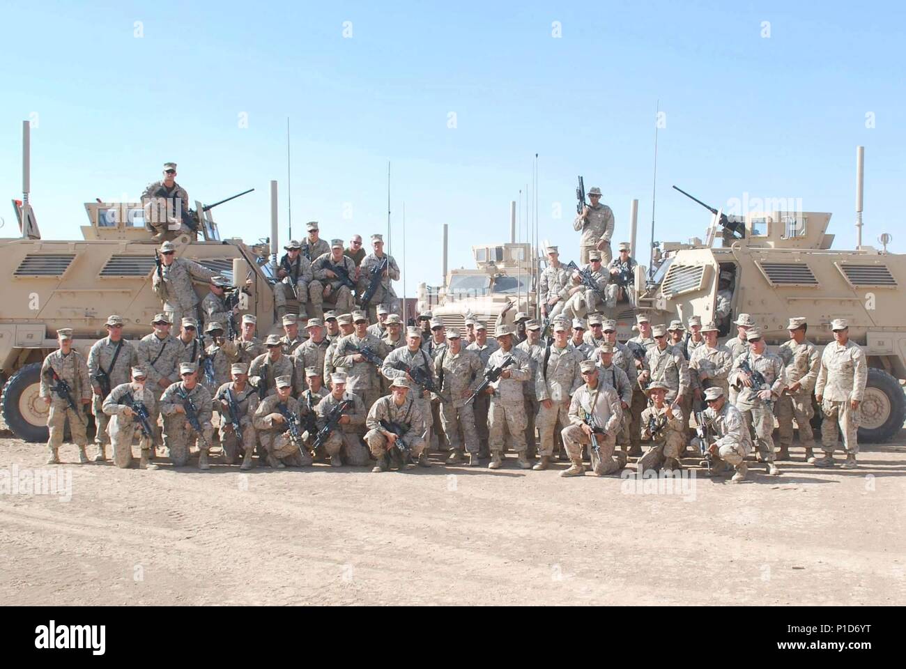 Sgt. Michael Kane’s security platoon aboard Marine Corps Base Camp ...