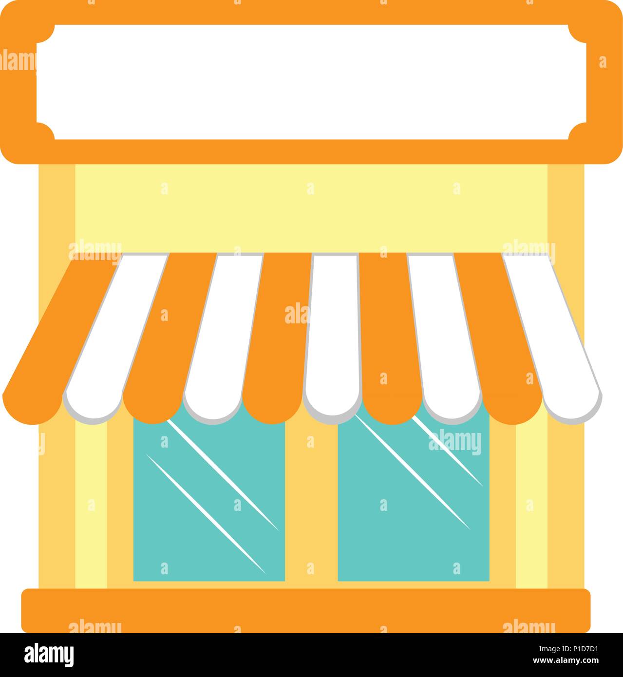 Isolated shop icon Stock Vector