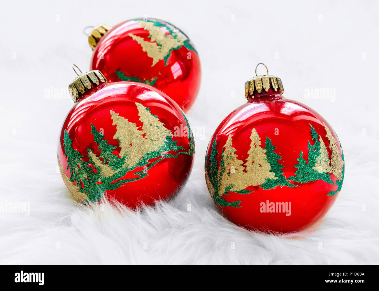 Shiny glass ball ornaments hires stock photography and images Alamy