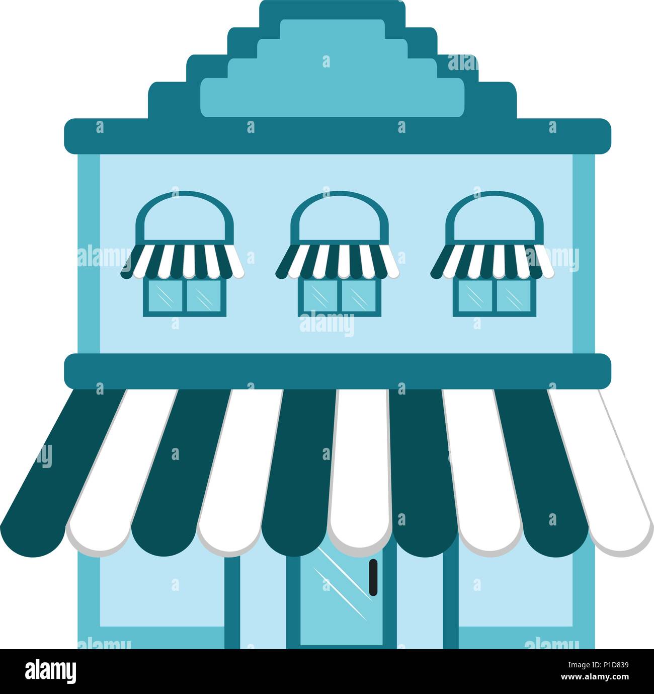 Isolated shop icon Stock Vector