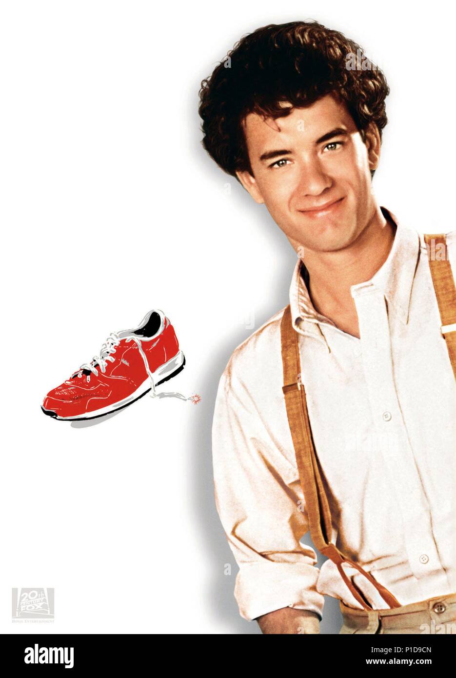 Original Film Title: THE MAN WITH ONE RED SHOE.  English Title: THE MAN WITH ONE RED SHOE.  Film Director: STAN DRAGOTI.  Year: 1985.  Stars: TOM HANKS. Credit: 20TH CENTURY FOX / Album Stock Photo