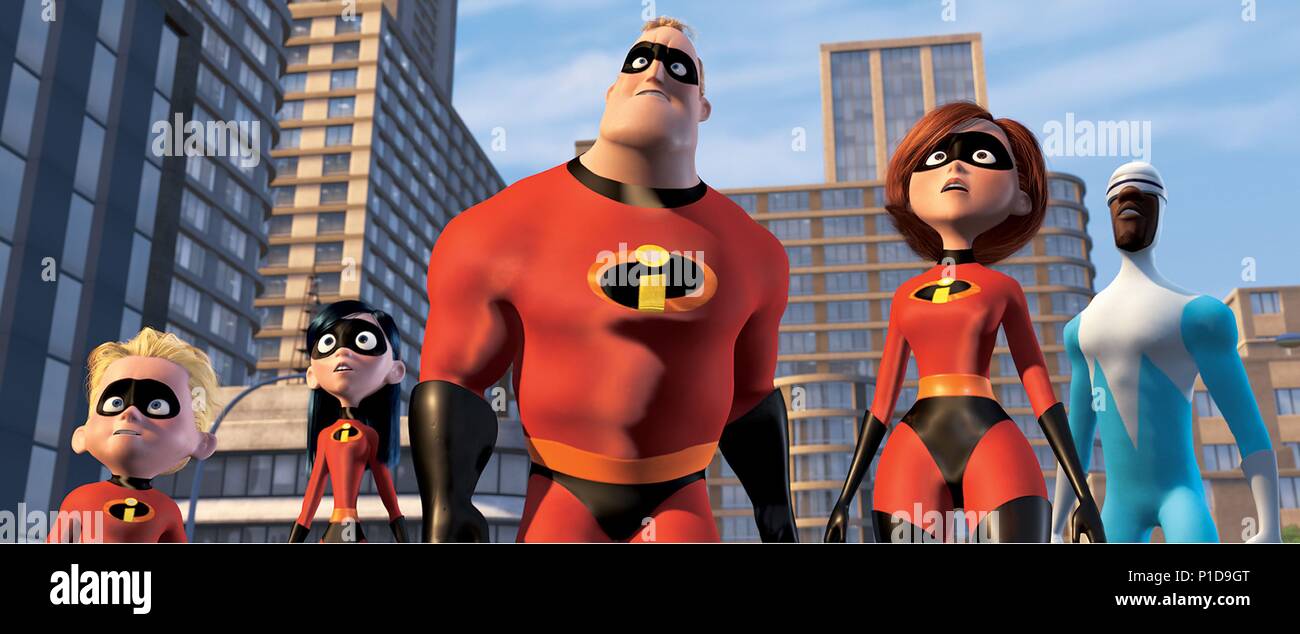 Original Film Title: THE INCREDIBLES. English Title: THE INCREDIBLES. Film Director: BRAD BIRD. Year: 2004. Credit: PIXAR ANIMATION STUDIOS/WALT DISNEY PICTURES / Album Stock Photo - Alamy Original Film Title: THE INCREDIBLES. English Title: THE INCREDIBLES. Film Director: BRAD BIRD. Year: 2004. Credit: PIXAR ANIMATION STUDIOS/WALT DISNEY PICTURES / Album Stock Photo - Alamy