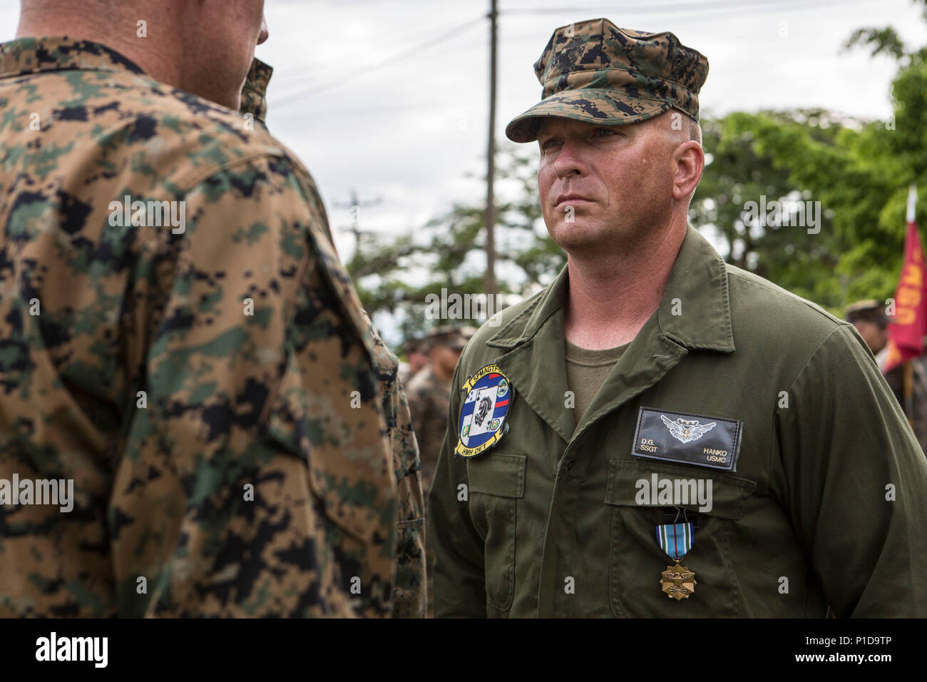 U.S. Marine Col. Thomas Prentice, commanding officer of Special Purpose ...