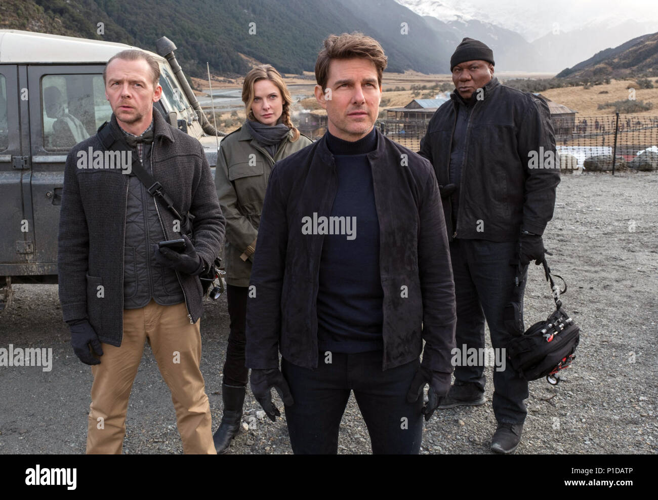 Mission: Impossible – Fallout is an upcoming American action spy film written, directed and co-produced by Christopher McQuarrie. It is the sixth installment in the Mission: Impossible film series and stars Tom Cruise, Rebecca Ferguson, Ving Rhames, Simon Pegg, Michelle Monaghan, Alec Baldwin and Sean Harris.  This photograph is for editorial use only and is the copyright of the film company and/or the photographer assigned by the film or production company and can only be reproduced by publications in conjunction with the promotion of the above Film. A Mandatory Credit to the film company is Stock Photo