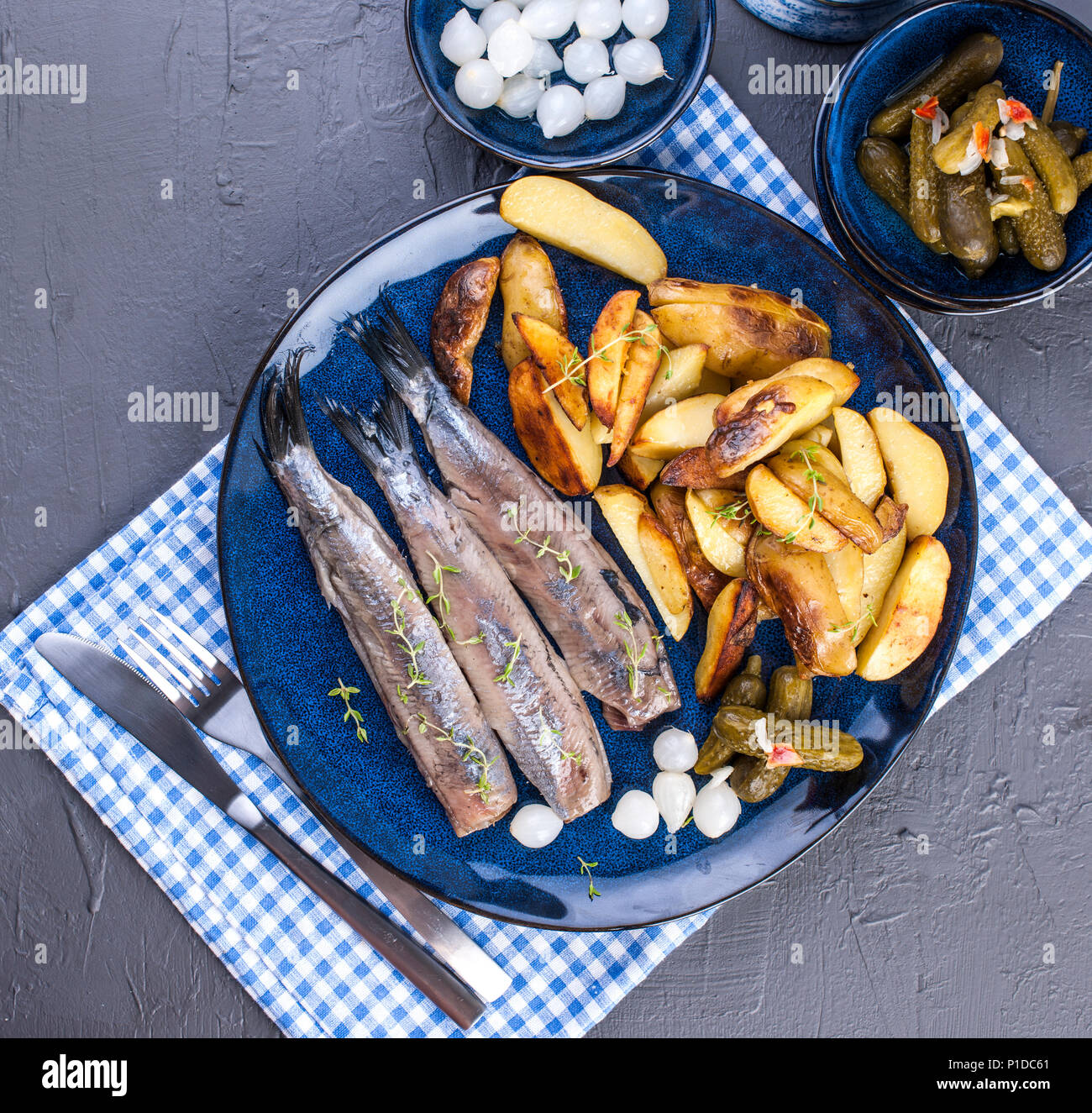 Herring fillets marinated onions hires stock photography and images Alamy