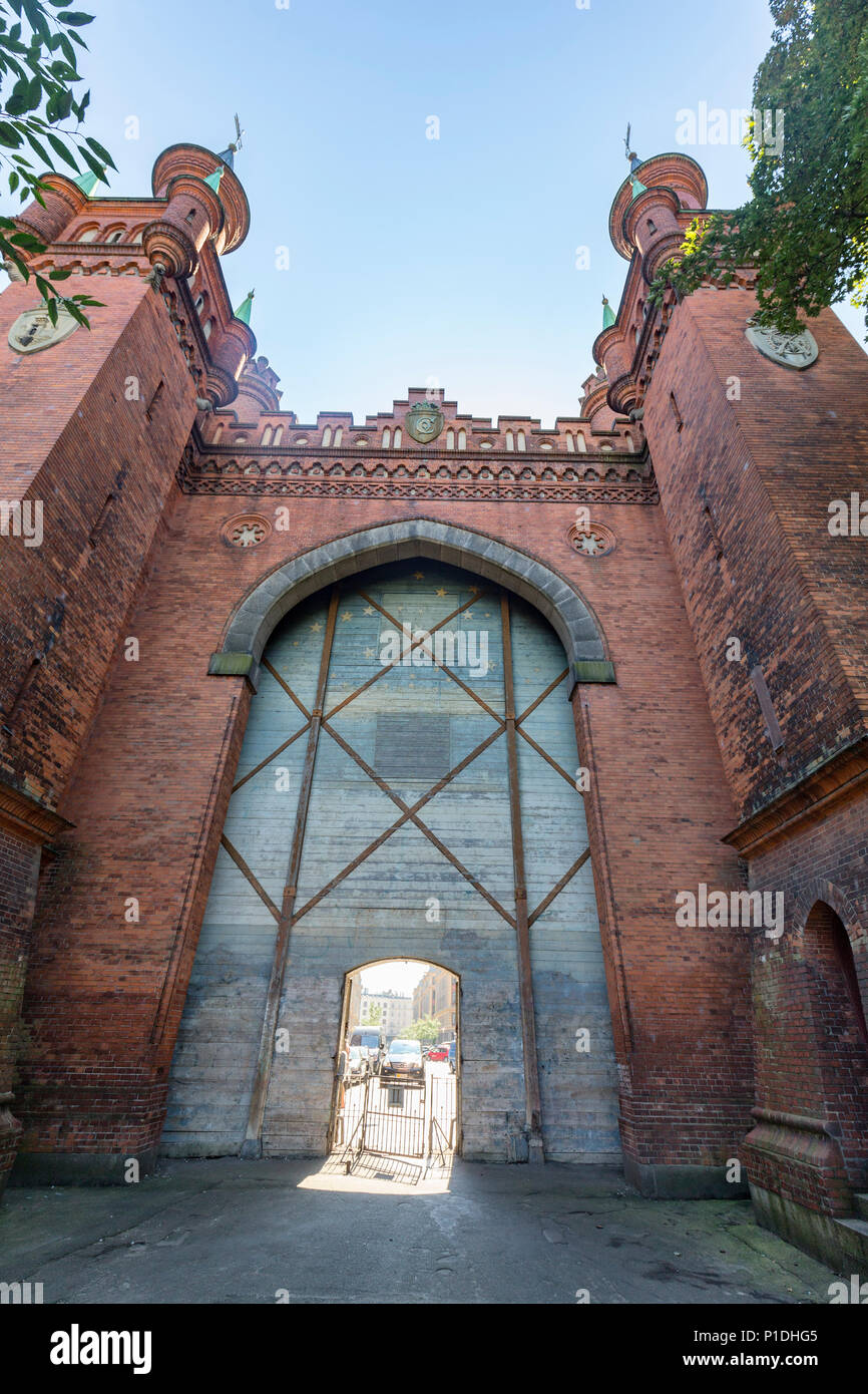 Portrait view of the Red Fort in Copenhagen, Denmark Stock Photo - Alamy