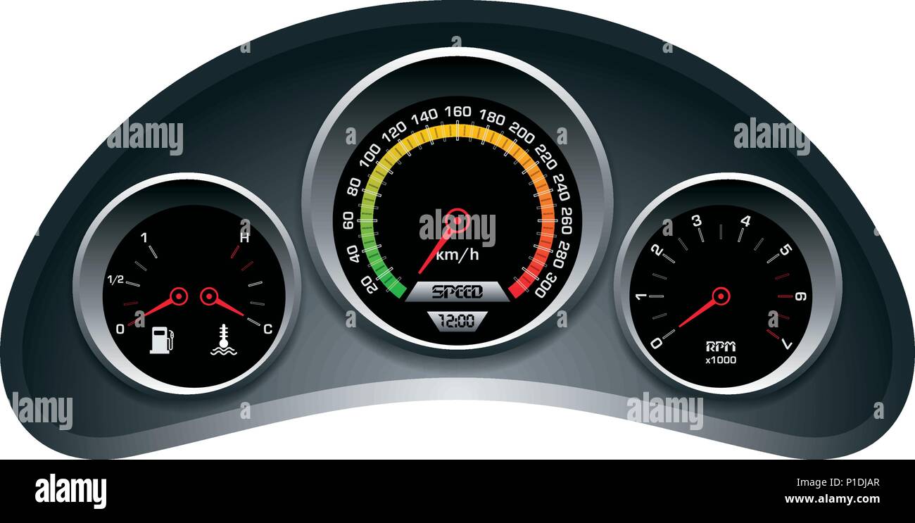 Vector Illustration Auto Tachometer Dashboardsymbol Geschwindigkeitsmesser  Schnelle Renntechnik Design Messpanel Pushing Um Mit Coolen Engery  Gloweffekte Zu Begrenzen Stock Vektor Art und mehr Bilder von Tachometer -  iStock