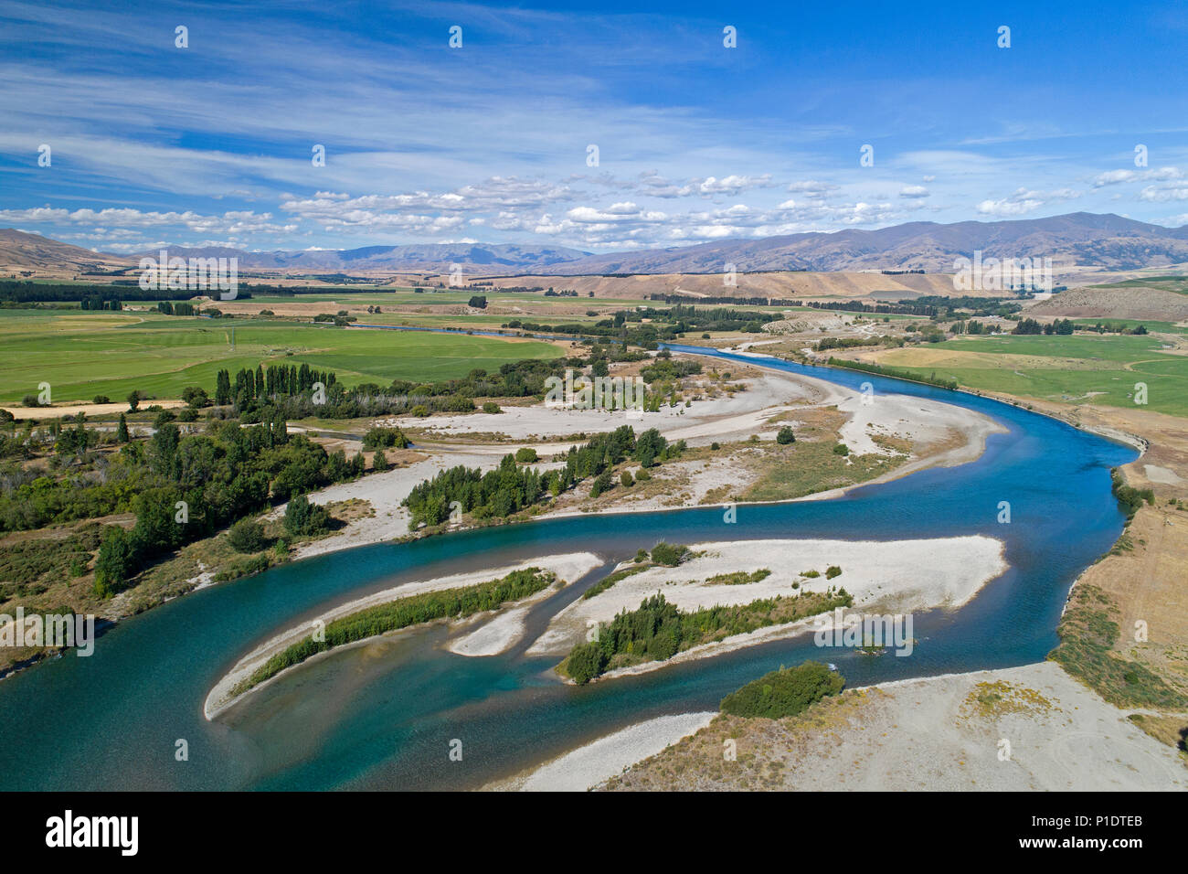 Clutha River near Bendigo, Central Otago, South Island, New Zealand