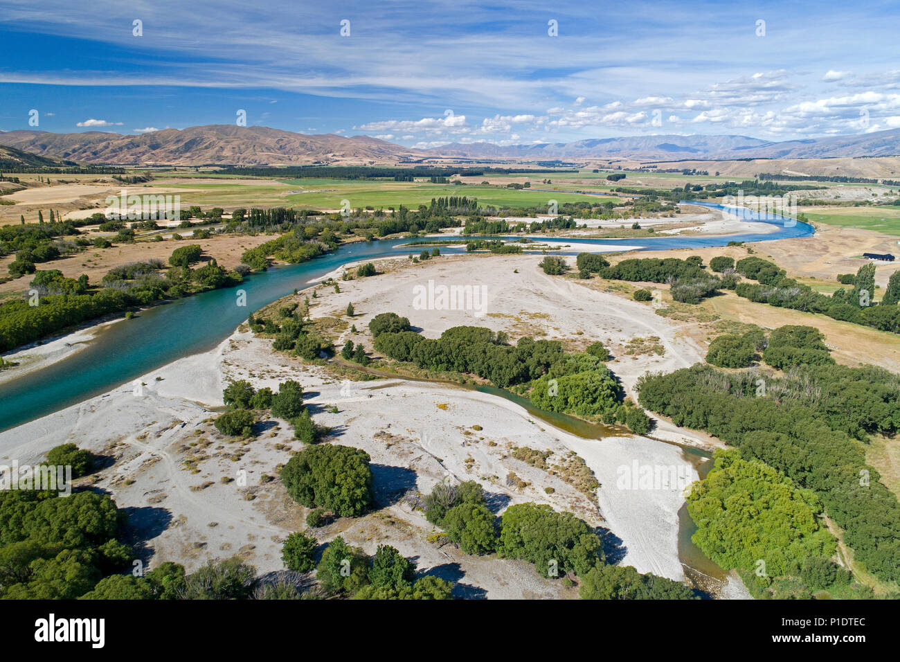 Clutha River near Bendigo, Central Otago, South Island, New Zealand