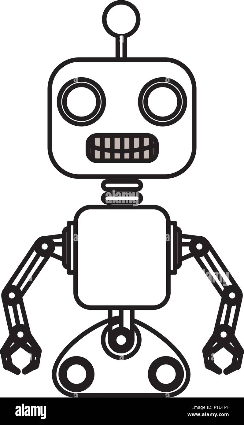 robot machine isolated icon Stock Vector Image & Art - Alamy