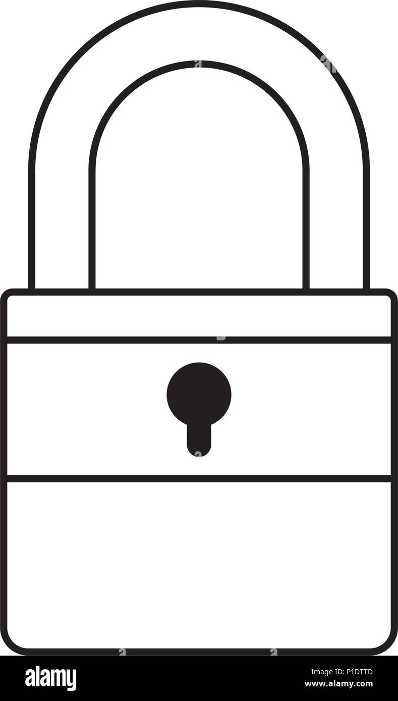 isometric padlock isolated icon Stock Vector Image & Art - Alamy