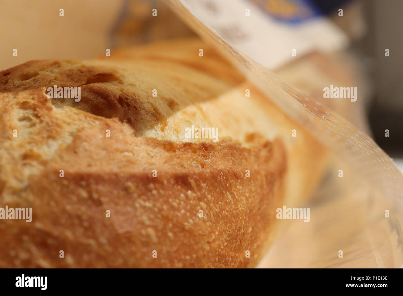 Fresh French Roll Baguette Texture Bread Food Background
