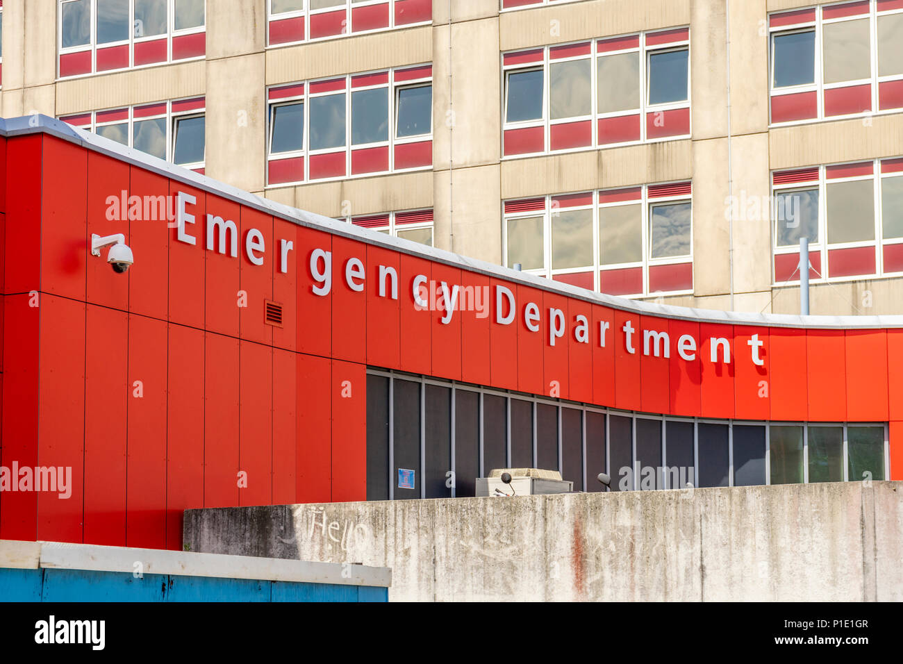 Emergency Department (ED) at the General Hospital in Southampton, England, UK Stock Photo