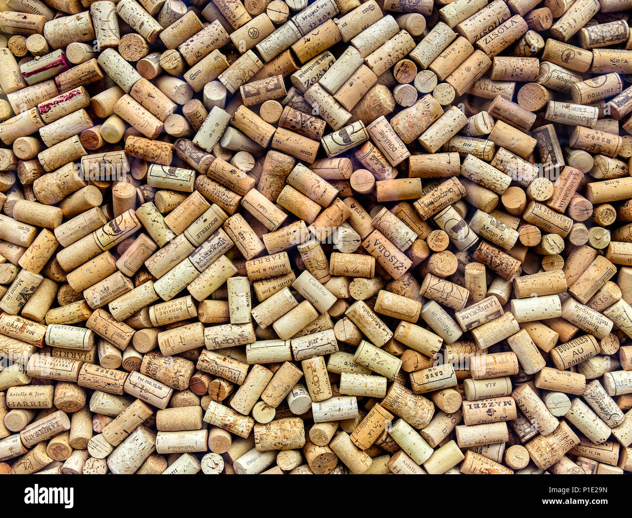 Wine corks background Stock Photo Alamy