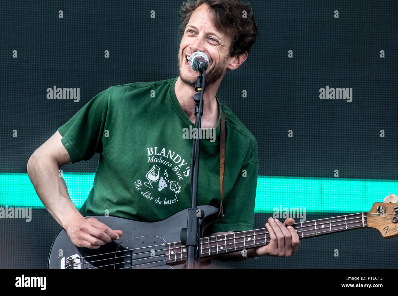 British Sea Power live at Victorious Festival 2017. Stock Photo