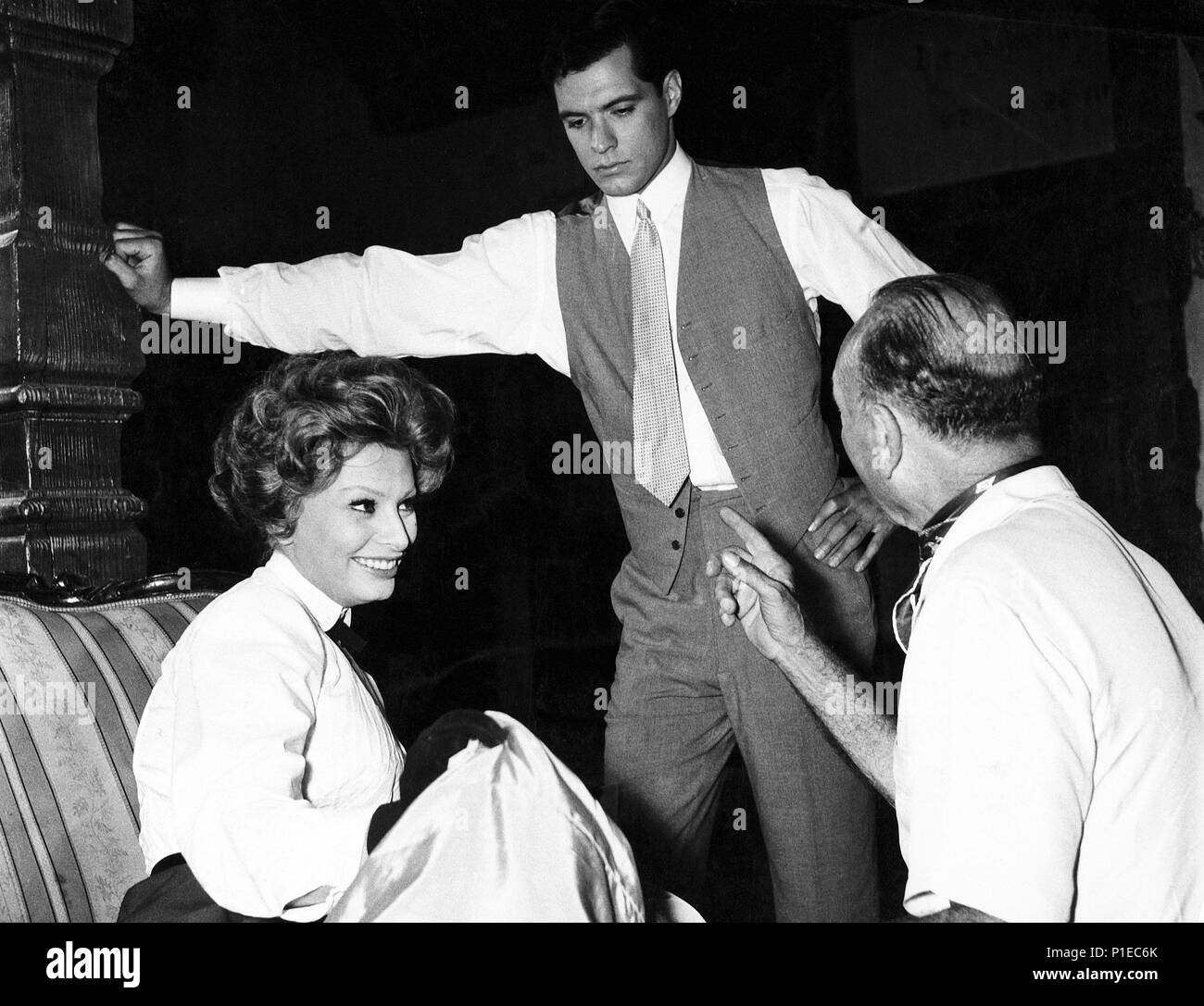 Sophia loren breath scandal 1960 hires stock photography and images
