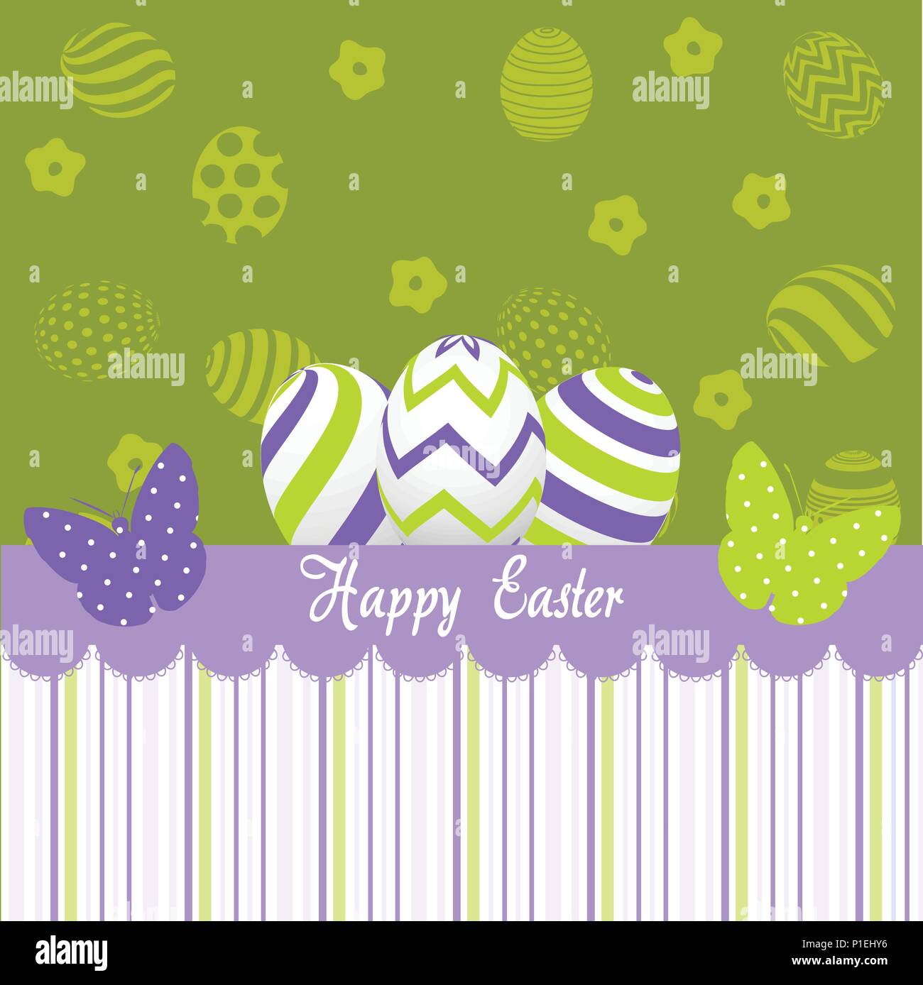 Floral background, easter Stock Vector